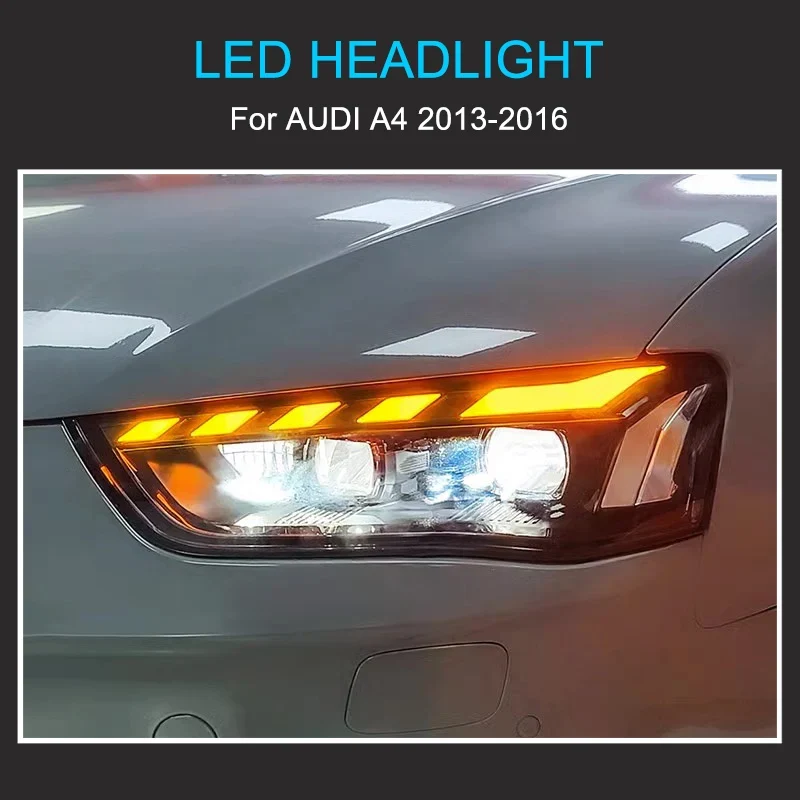 Phares LED Audi A4 B8 2013-2016 à défilement dynamique