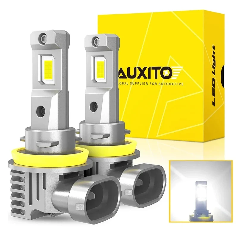 Ampoules LED H11 H8 H9 H16 16000 lumens 2 pièces