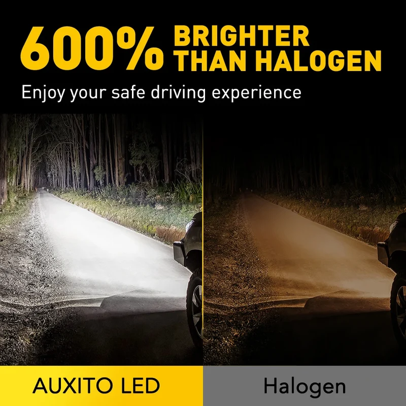 Ampoules LED H11 H8 H9 H16 16000 lumens 2 pièces