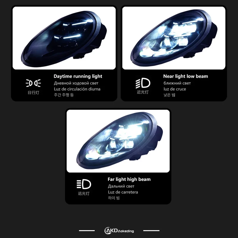 Phares LED Porsche 911 991 2012-2018