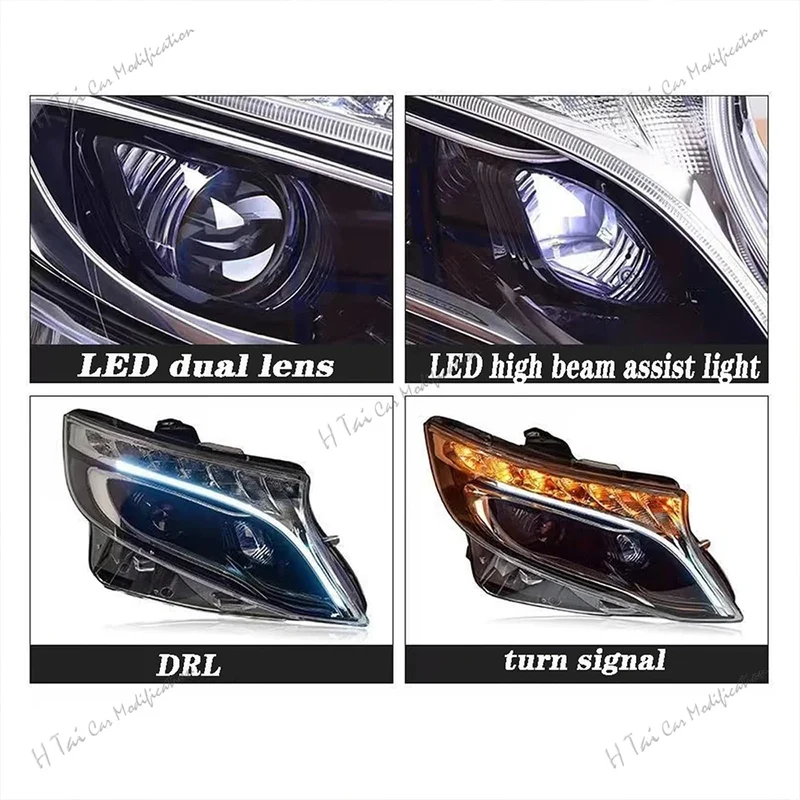 Phares LED Mercedes Vito W447 V250 V260 2016-2023