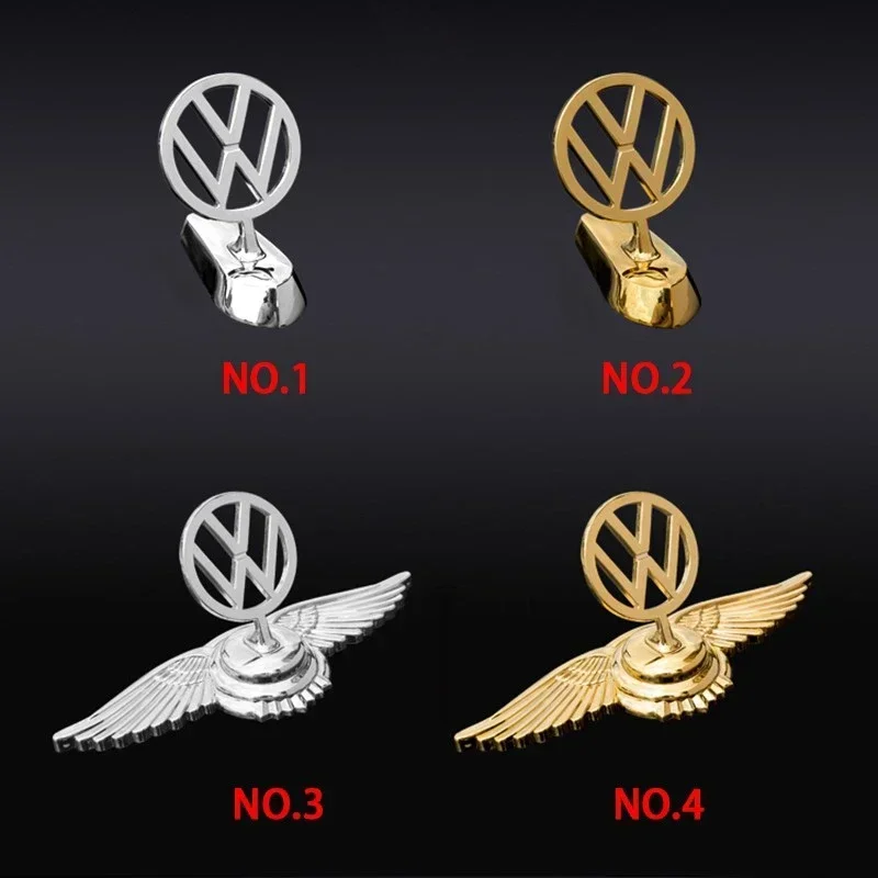Emblème de Capot Chromé Volkswagen Golf Polo Passat