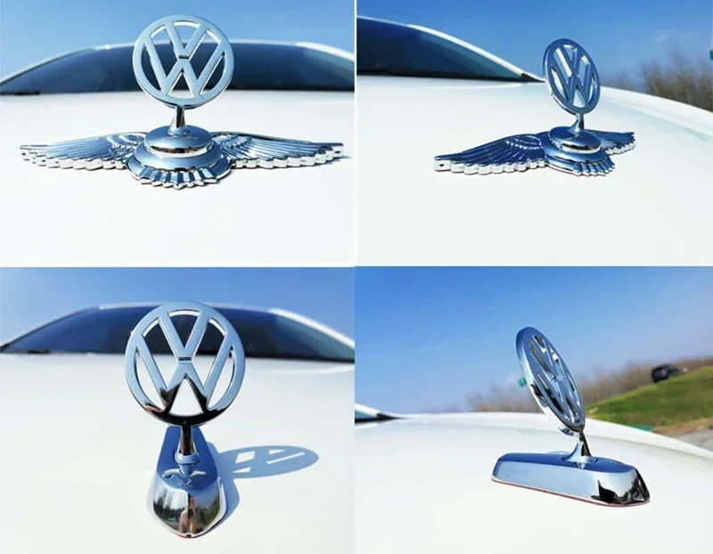 Emblème de Capot Chromé Volkswagen Golf Polo Passat