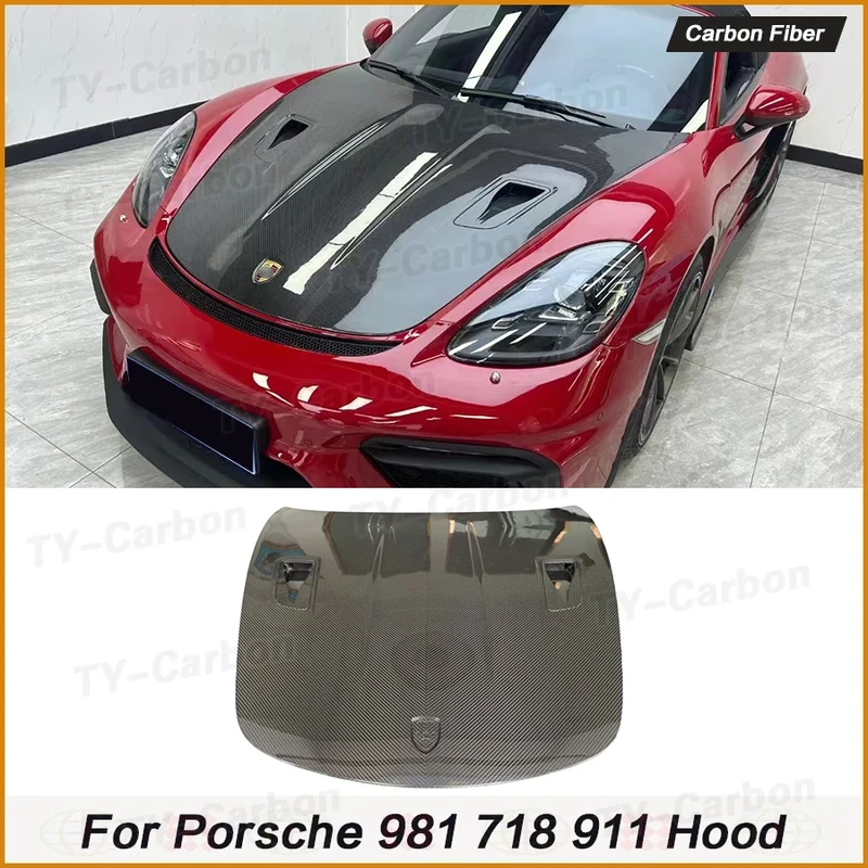 Capot Avant Carbone Porsche 718 981 911 Cayman Boxster