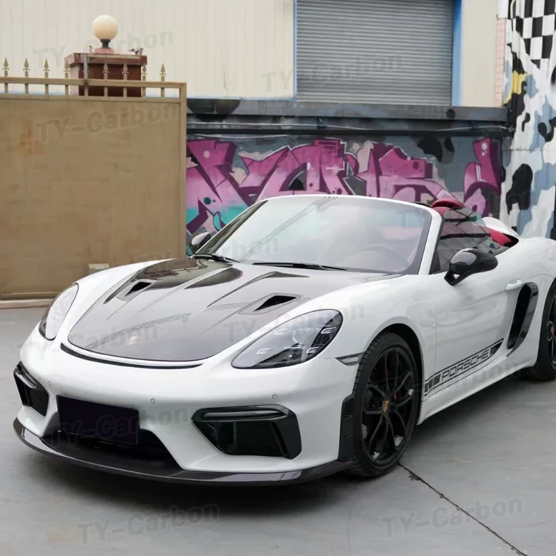 Capot Avant Carbone Porsche 718 981 911 Cayman Boxster