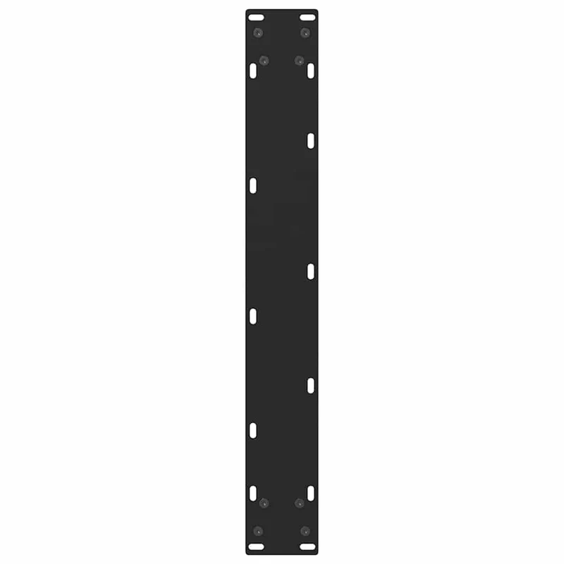 Lot de 2 pieds de table de bar modernes 60 x 100 cm avec nivelleurs réglables en acier thermolaqué noir 02_0057584