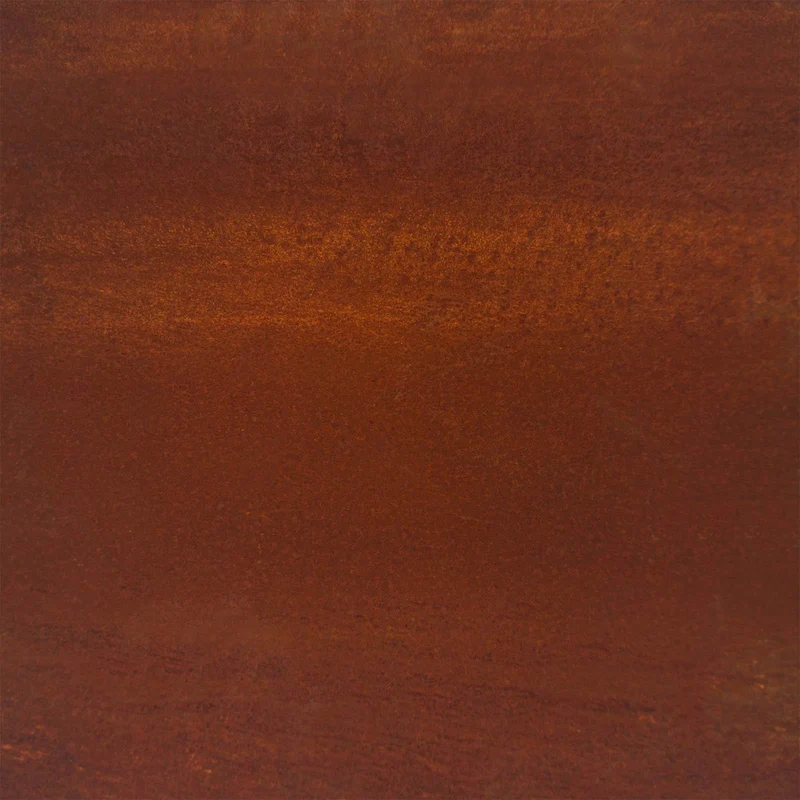 Lot de 5 anneaux d'arbre plats design moderne extérieur 120 x 120 cm protection racinaire en acier marron 02_0052353