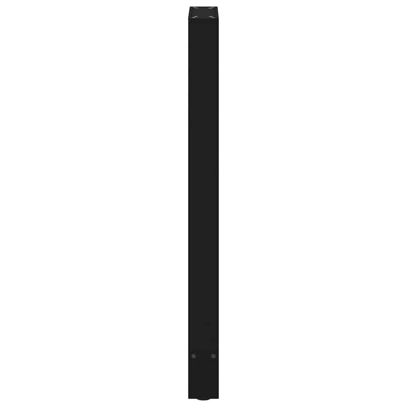 Lot de 2 pieds de table de bar en acier noir 50 x 100 cm robuste et stable design moderne 02_0057580