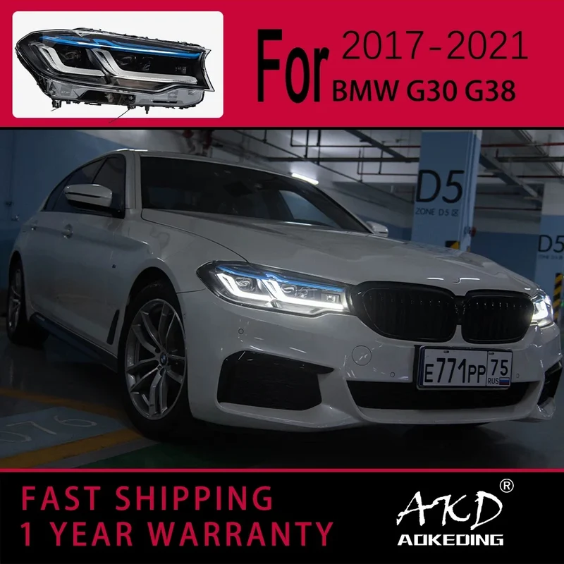 Phares LED BMW Série 5 G30 525i 530i 2018-2020