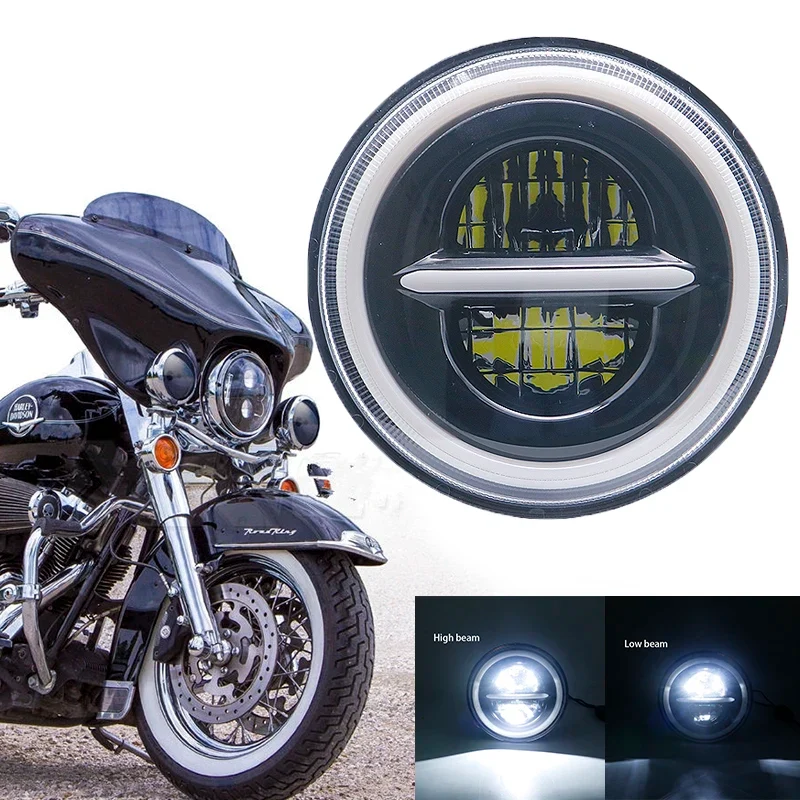 Phares LED Ronds 7 Pouces Jeep Wrangler