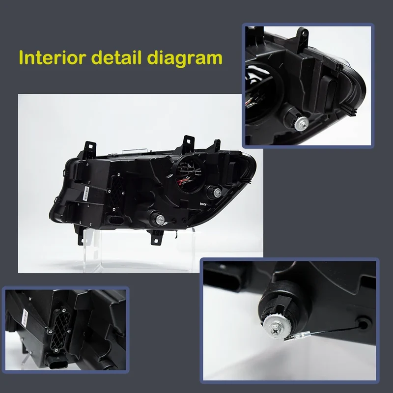 Phares LED Mercedes Sprinter W907 2018-2023 style Maybach