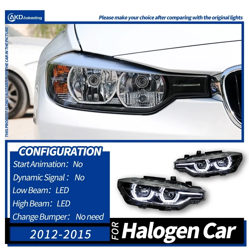 Phares LED BMW Série 3 F30 2012-2019