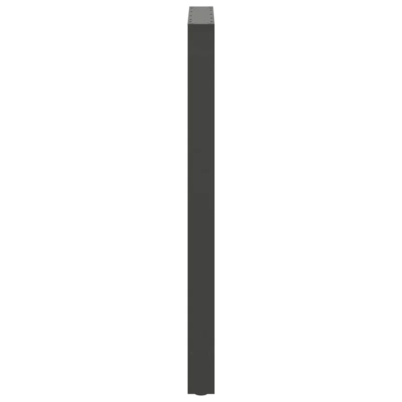 Lot de 2 pieds de table de bar carrés pratiques 60 x 110 cm finition moderne en acier anthracite 02_0057598