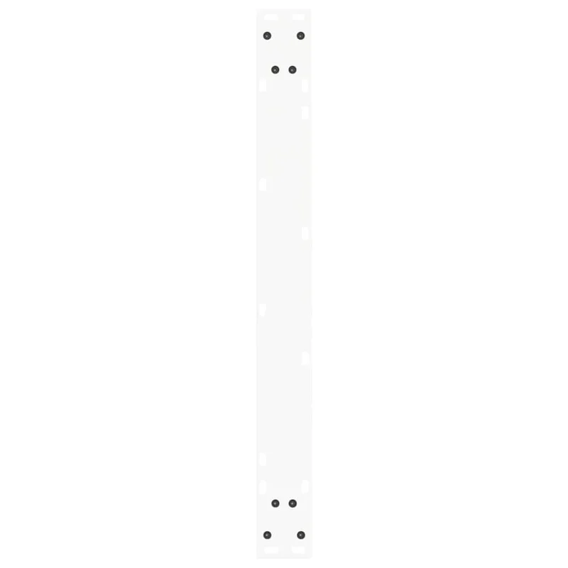 Lot de 2 pieds de table à manger en V réglables 80 x 73 cm pour bureau moderne en acier blanc 02_0056935