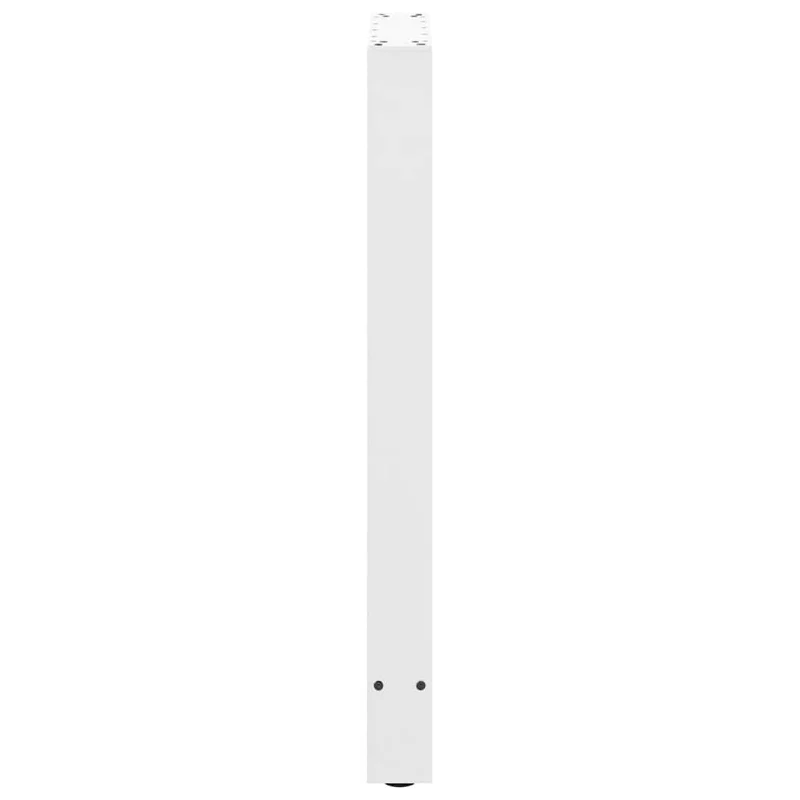 Lot de 2 pieds de table de bar réglables design moderne 40 x 90 cm en acier blanc 02_0057565