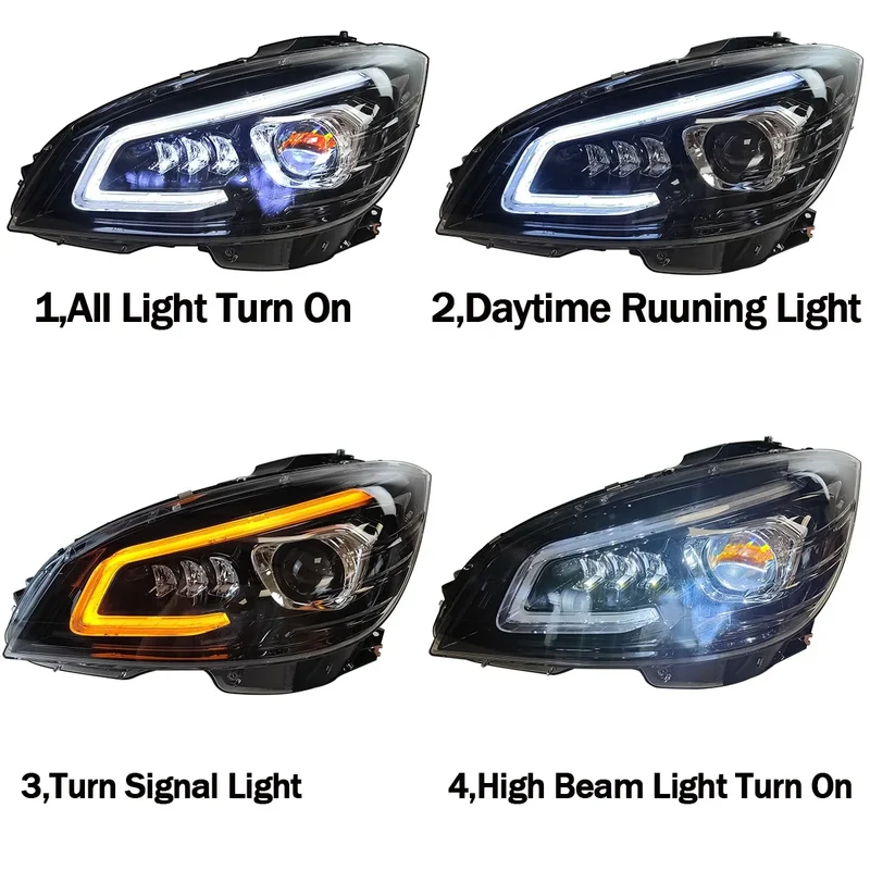 Phares LED Mercedes-Benz Classe C W204 2008-2011