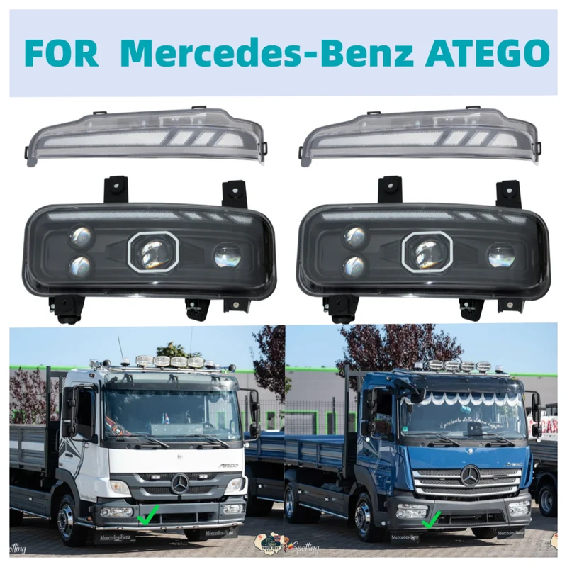 Phares LED Camion Mercedes-Benz Atego 24V