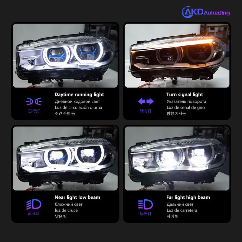 Phares LED BMW X5 F15 2014-2018