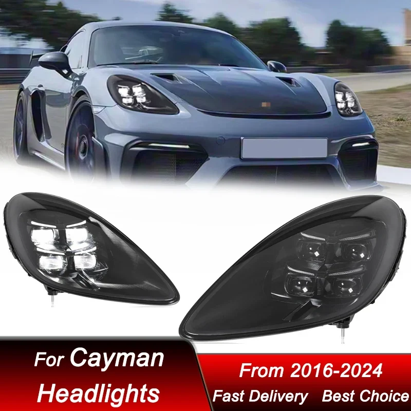 Phares LED Porsche Cayman Boxster 718 2016-2024