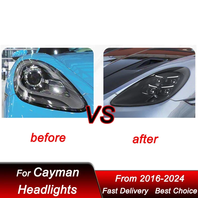 Phares LED Porsche Cayman Boxster 718 2016-2024