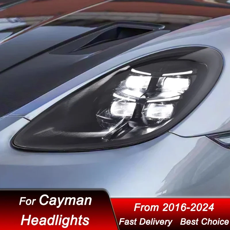 Phares LED Porsche Cayman Boxster 718 2016-2024
