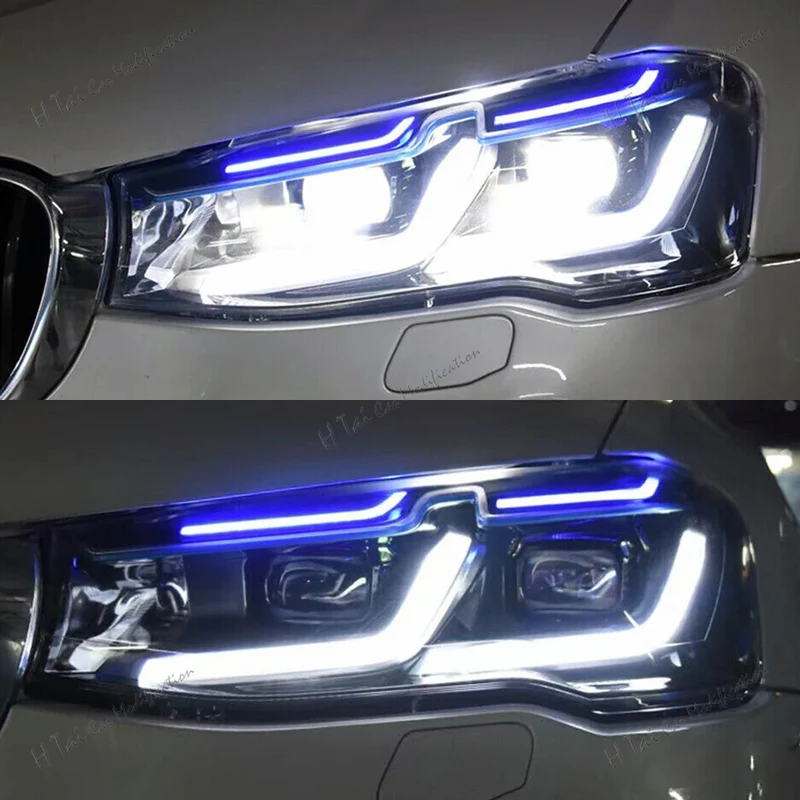 Phares LED BMW X3 F25 X4 F26 2010-2017 pour xénon d'origine