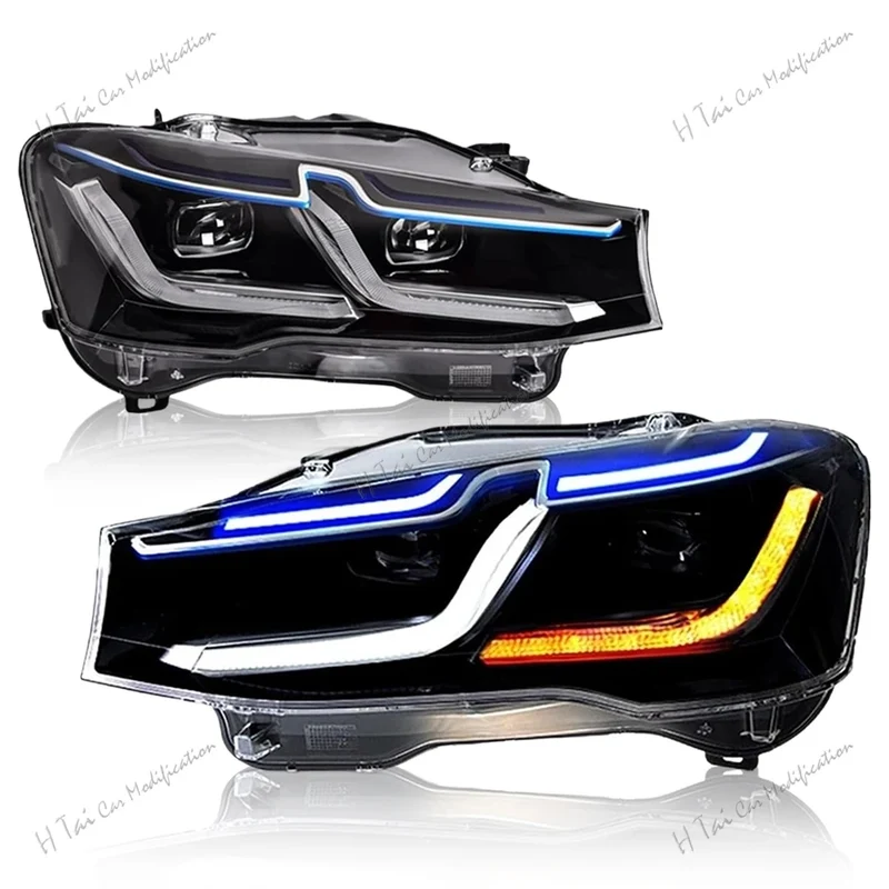 Phares LED BMW X3 F25 X4 F26 2010-2017 pour xénon d'origine