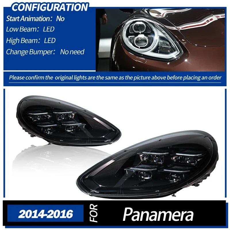 Phares LED Porsche Panamera 970.1 2014-2017