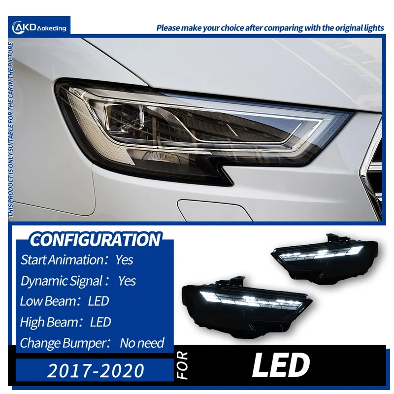 Phares LED Audi A3 8V S3 RS3 2017-2021