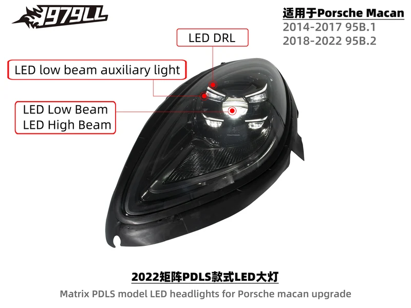 Phares LED Porsche Macan 2014-2022