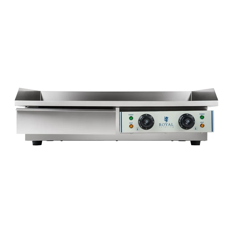 Plancha électrique lisse - 75cm - 2 x 2.2kW acier inox professionnel 3614039