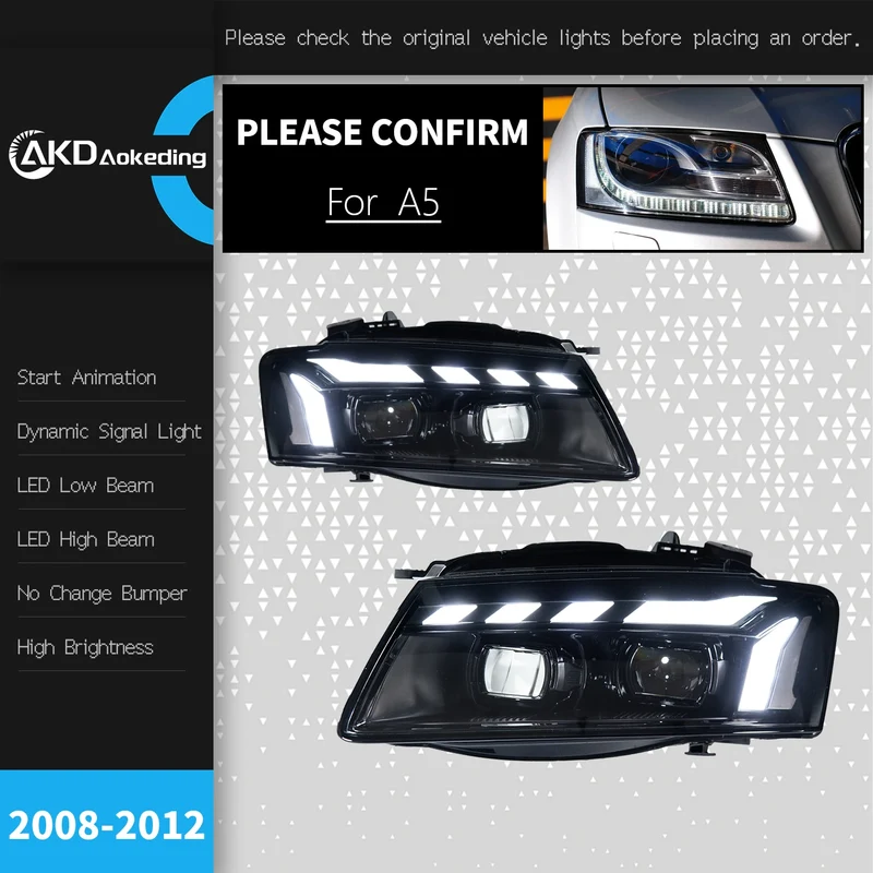 Phares LED Audi A5 2008-2012