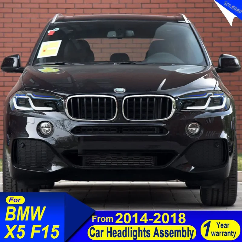 Phares LED BMW X5 F15 X6 F16 2014-2018 sans AFS