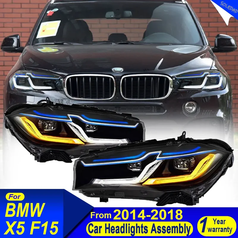Phares LED BMW X5 F15 X6 F16 2014-2018 sans AFS