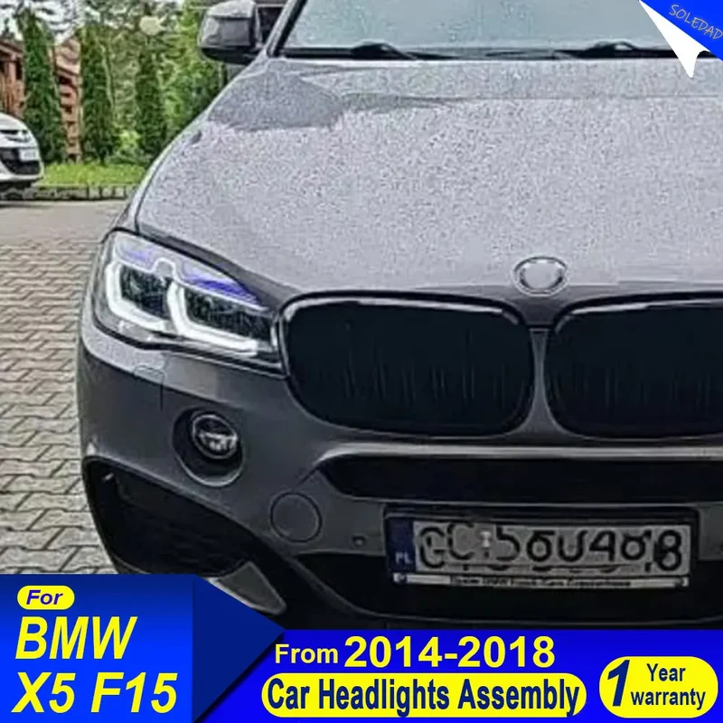 Phares LED BMW X5 F15 X6 F16 2014-2018 sans AFS