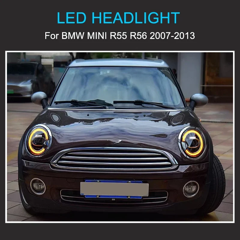 Phares LED Mini Cooper R56 R57 R58 R59 2007-2013 défilants