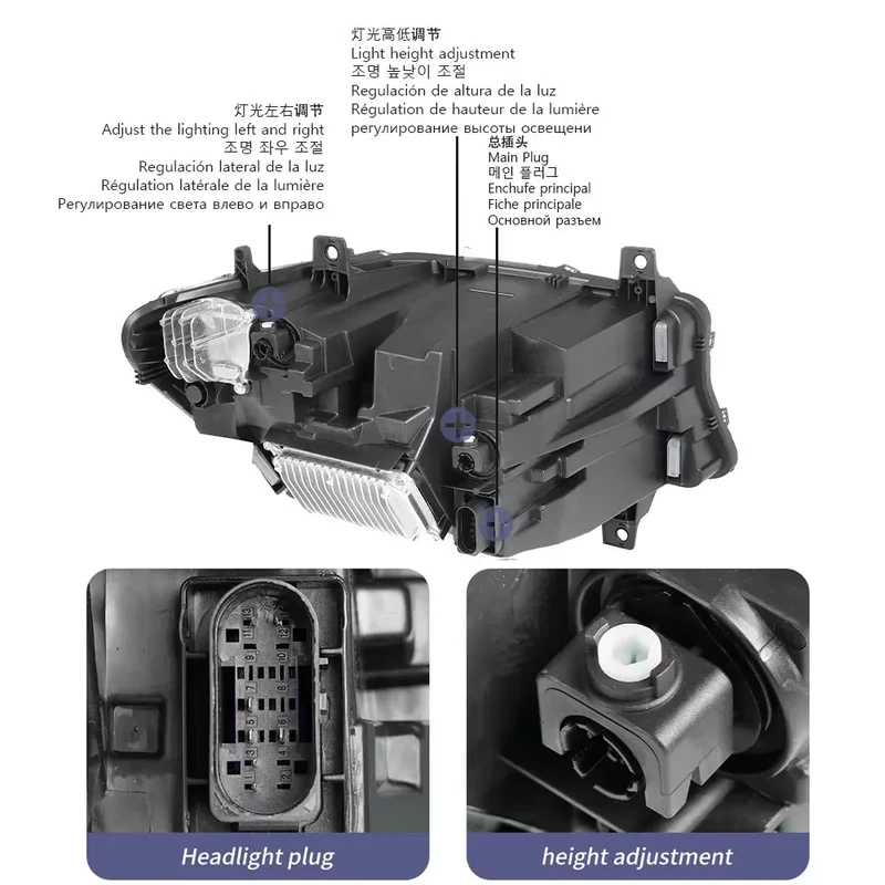 Phares LED Mercedes Sprinter W907 W910 2019-2023