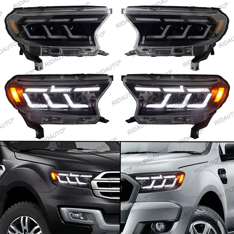 Phares LED Ford Ranger T7 T8 2015-2021 compatibles Everest