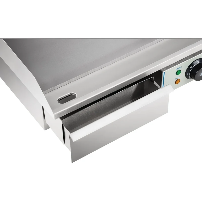 Plancha grill électrique lisse 55cm 1 x 3.0 Kw acier inox professionnel jardin barbecue 3614033