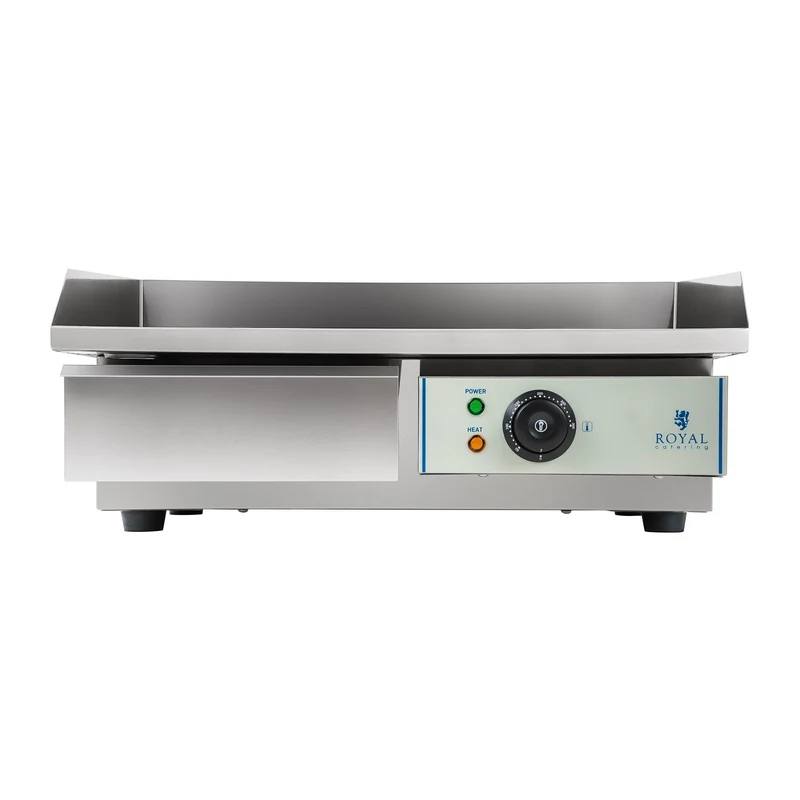 Plancha grill électrique lisse 55cm 1 x 3.0 Kw acier inox professionnel jardin barbecue 3614033