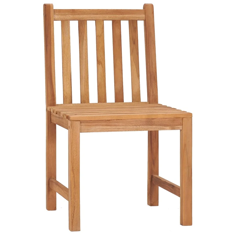 Ensemble de salle à manger de jardin meuble extérieur 5 pièces bois de teck solide 02_0013766