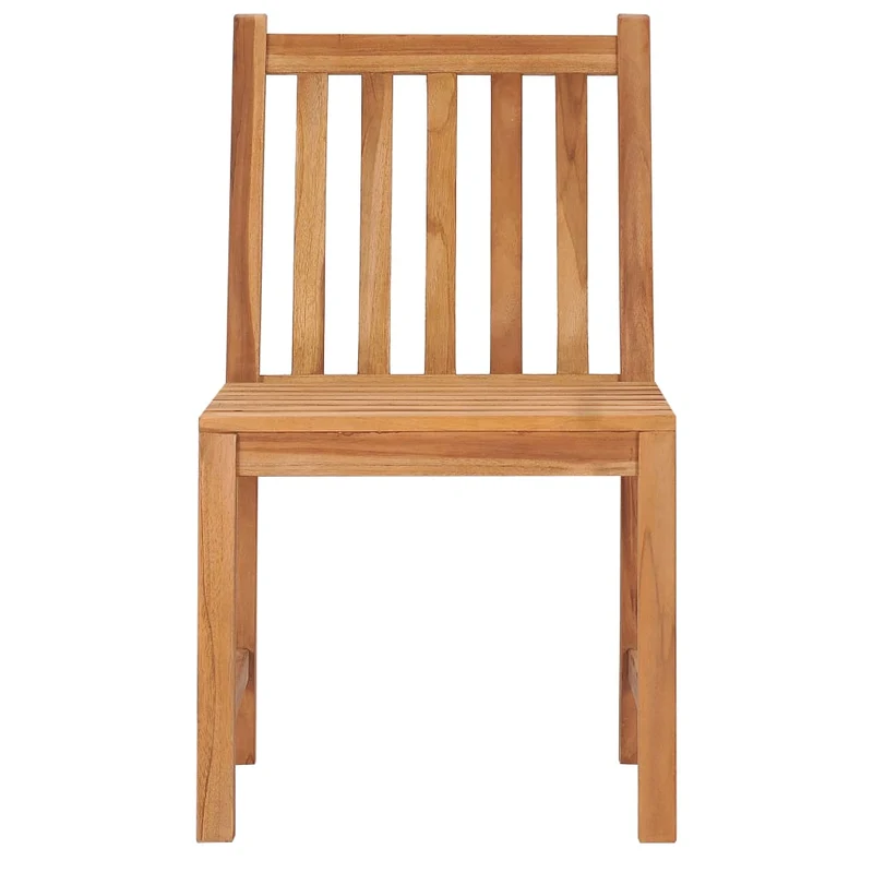 Ensemble de salle à manger de jardin meuble extérieur 5 pièces bois de teck solide 02_0013766