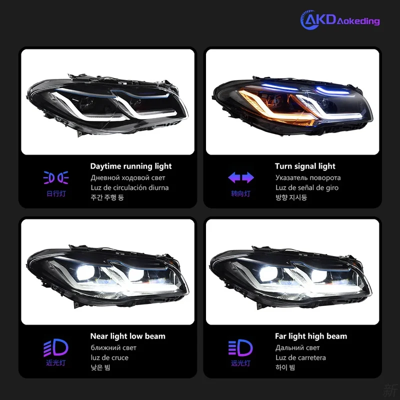 Phares LED BMW F10 2010-2017