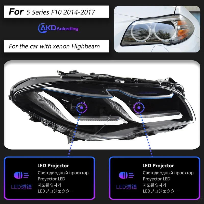 Phares LED BMW F10 2010-2017