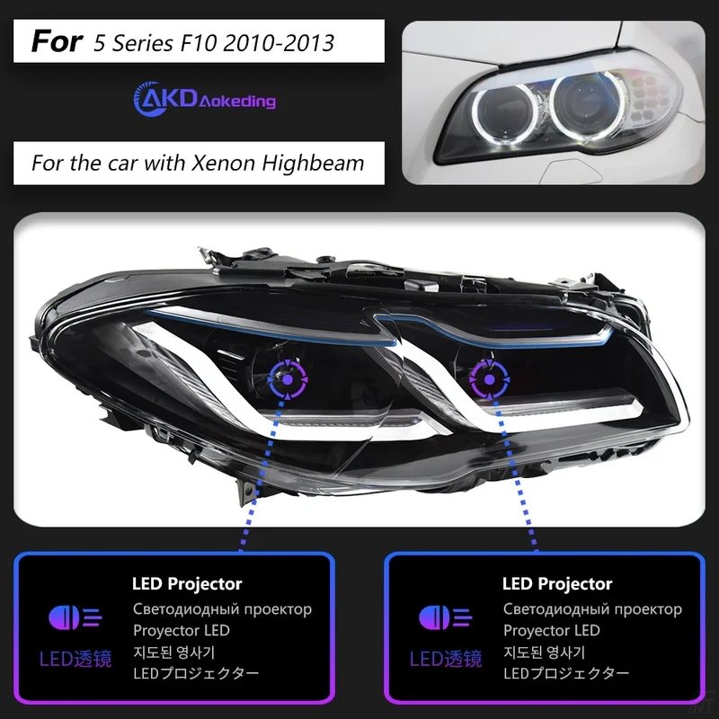 Phares LED BMW F10 2010-2017