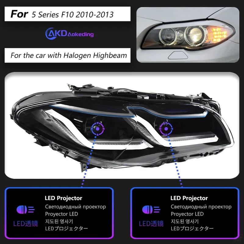 Phares LED BMW F10 2010-2017