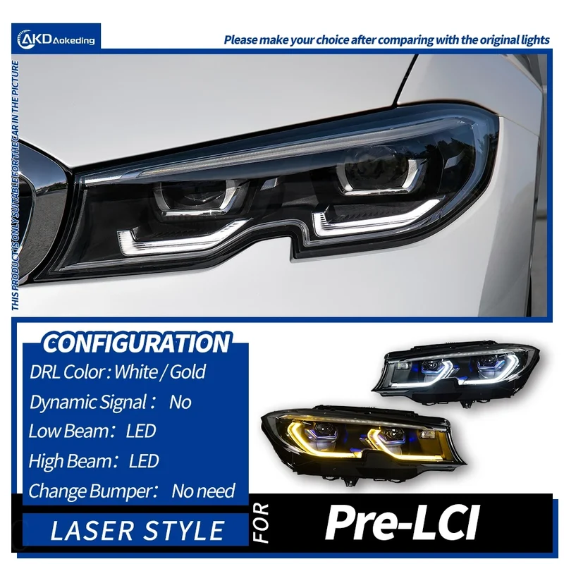 Phares LED BMW G20 G28 Série 3 2019-2022