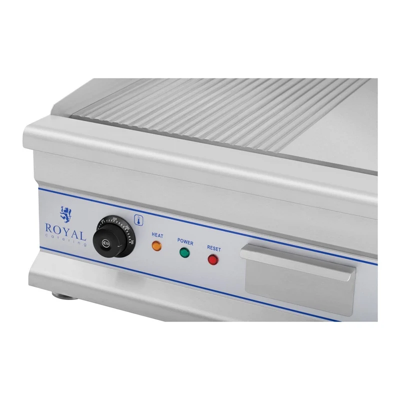 Plancha grill électrique nervurée double 60 cm 6 400 watts 14_0002861