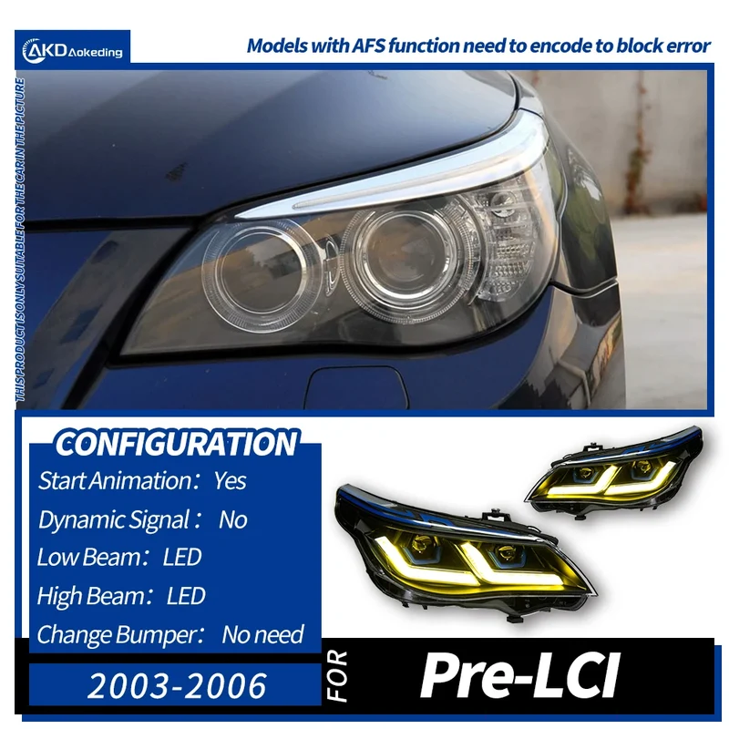 Phares LED BMW Série 5 E60 2003-2010