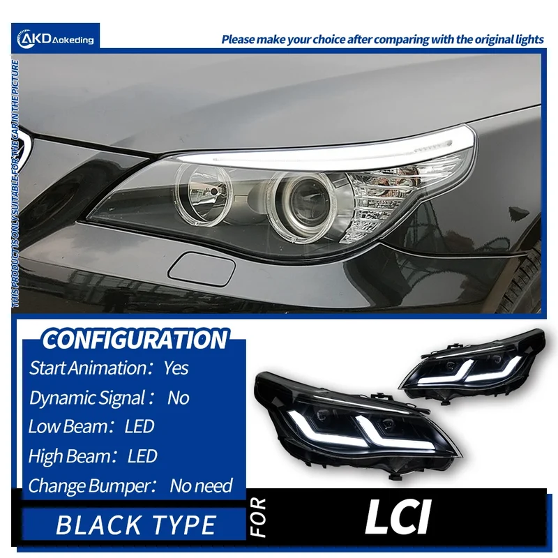 Phares LED BMW Série 5 E60 2003-2010
